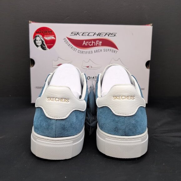 Skechers Arch Fit Legend Court Classics Sneakers Women's Shoes US 11 Light Blue - Picture 4 of 11